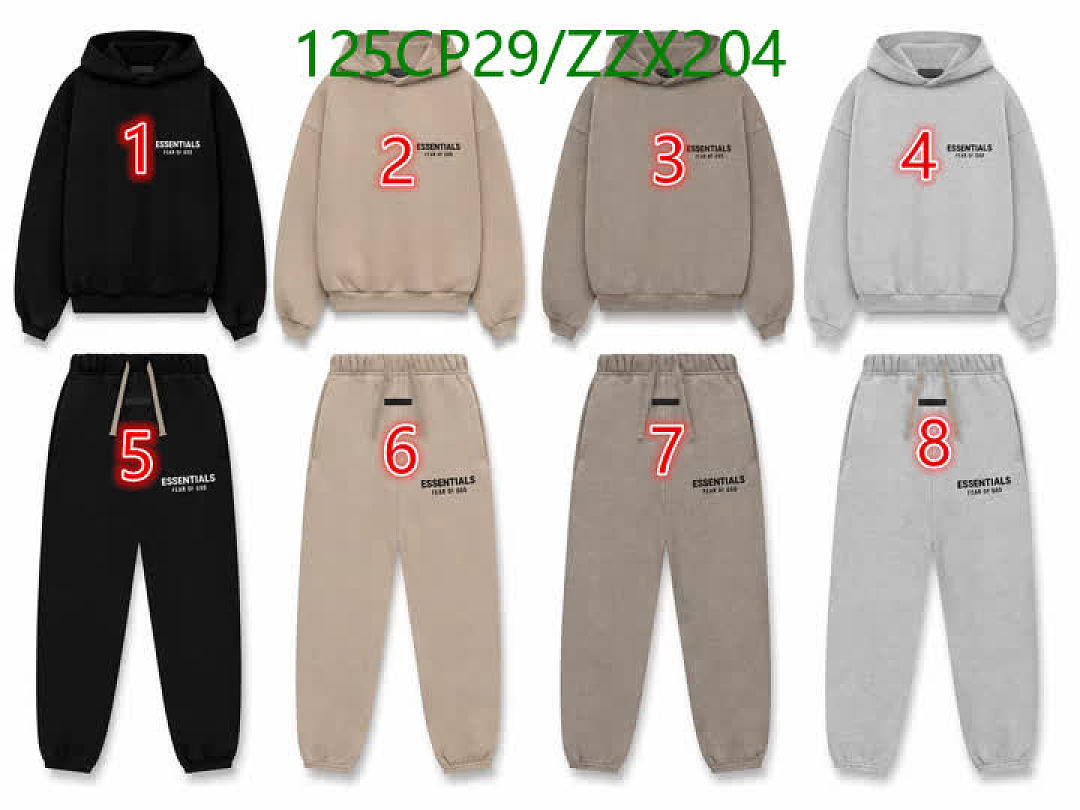 Essentials-Clothing（Kids） Code: ZZX204
