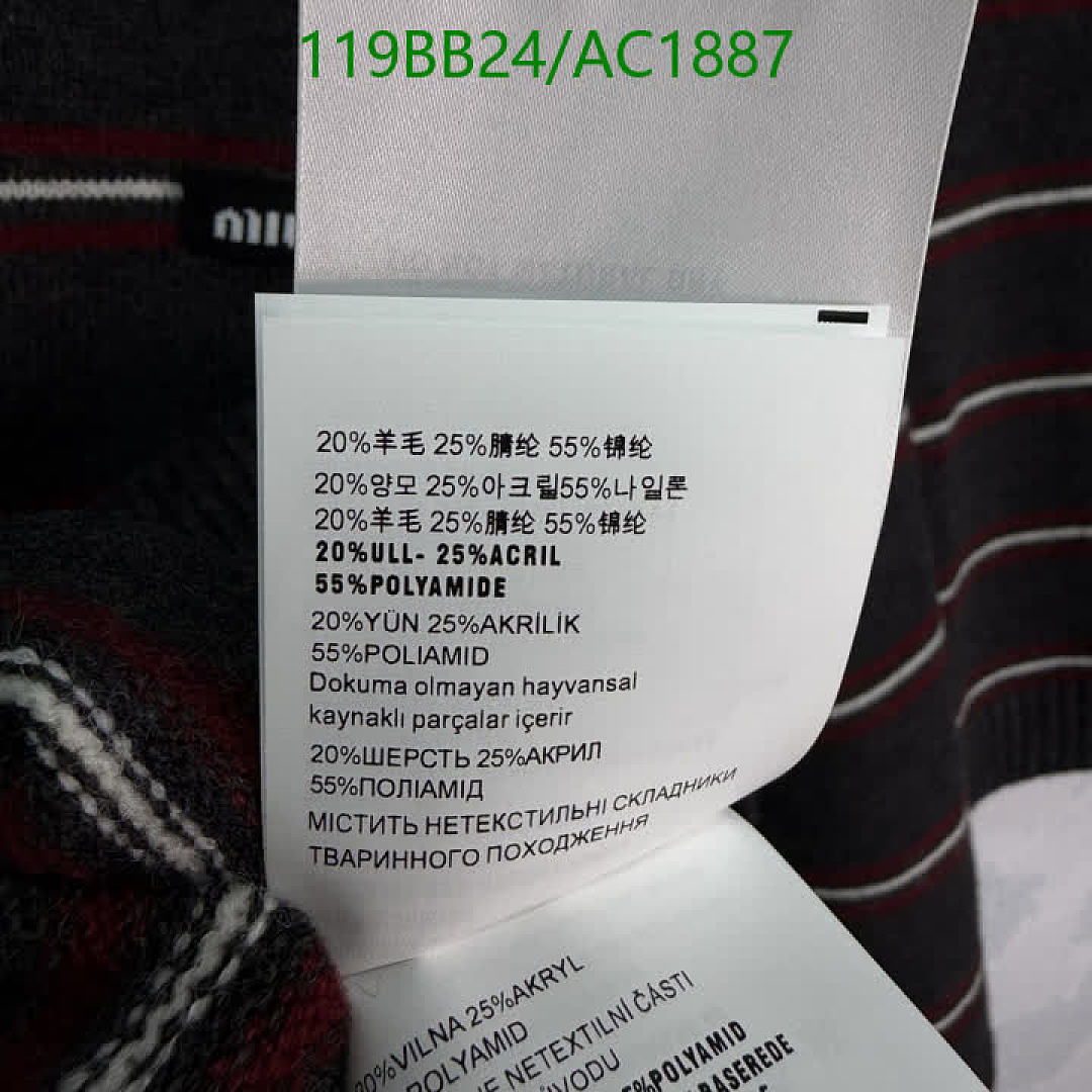 Miu Miu-Clothing Code: AC1887 $: 119USD