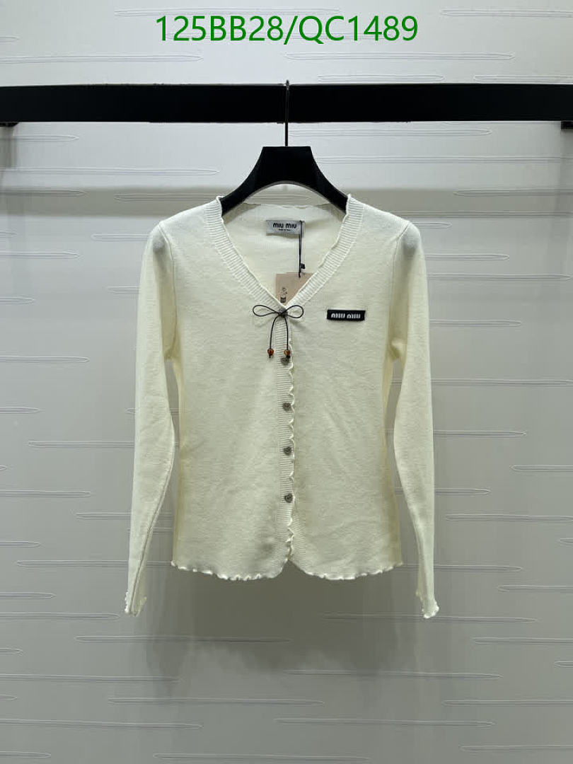 Miu Miu-Clothing Code: QC1489 $: 125USD