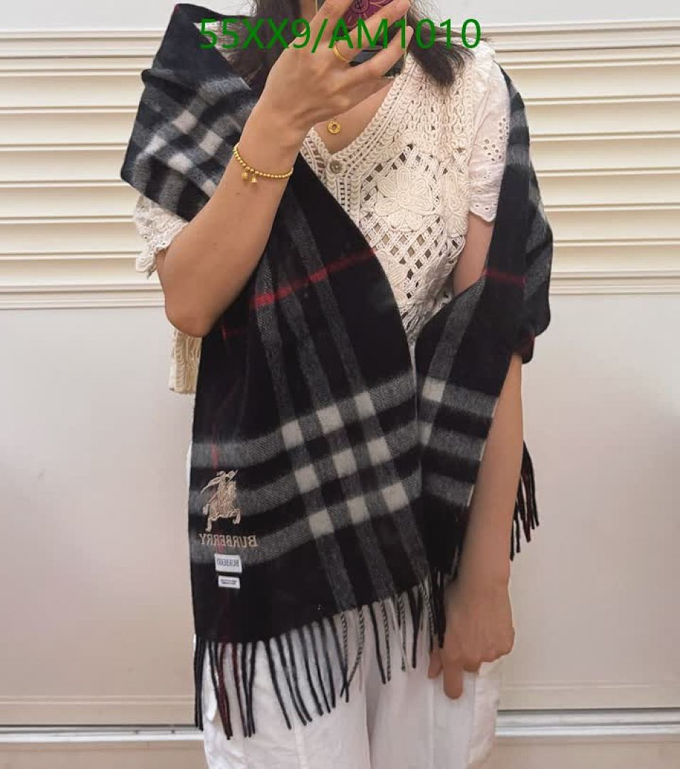 Burberry-Scarves Code: AM1010 $: 55USD