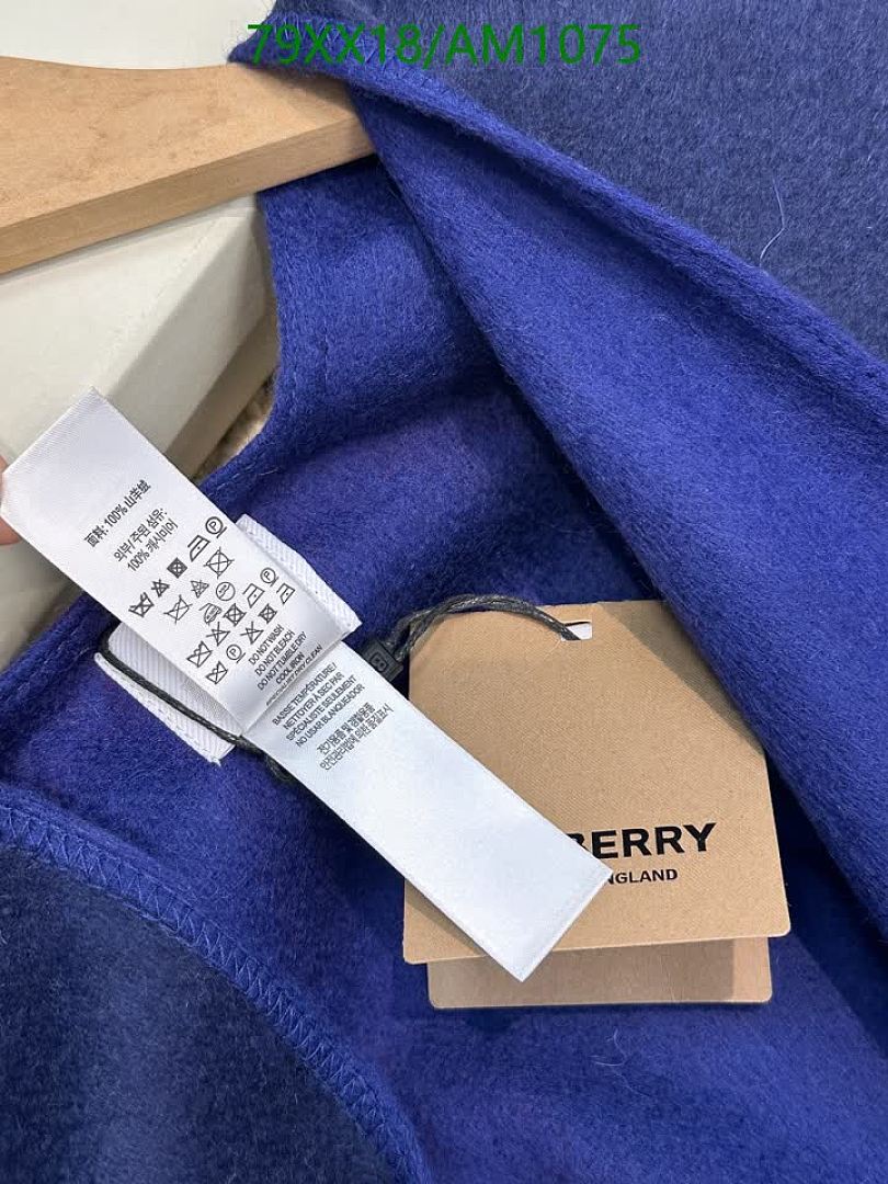 Burberry-Scarves Code: AM1075 $: 79USD