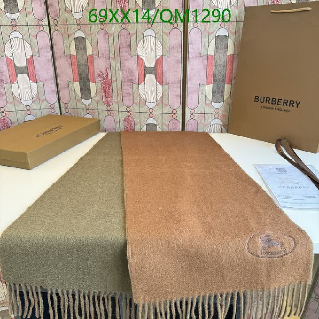 Burberry-Scarves Code: QM1290 $: 69USD