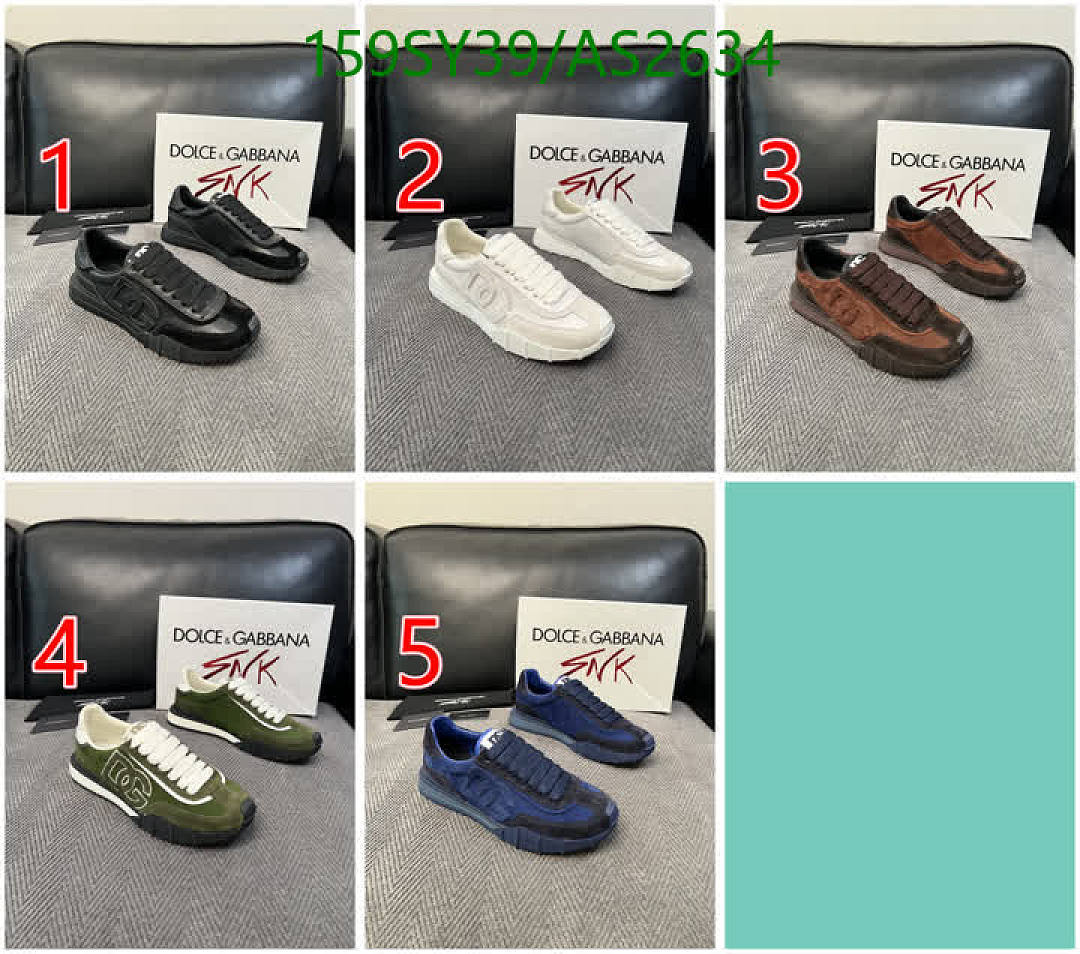 D&G-Men shoes Code: AS2634 $: 159USD