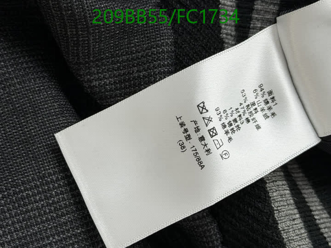Dior-Clothing Code: FC1734 $: 209USD