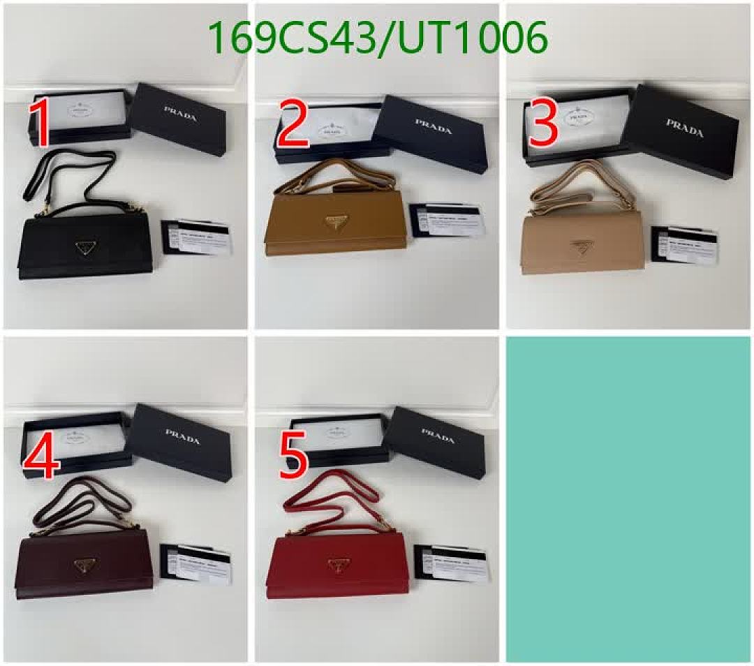 Prada-WalletsMirror Quality Code: UT1006 $: 169USD