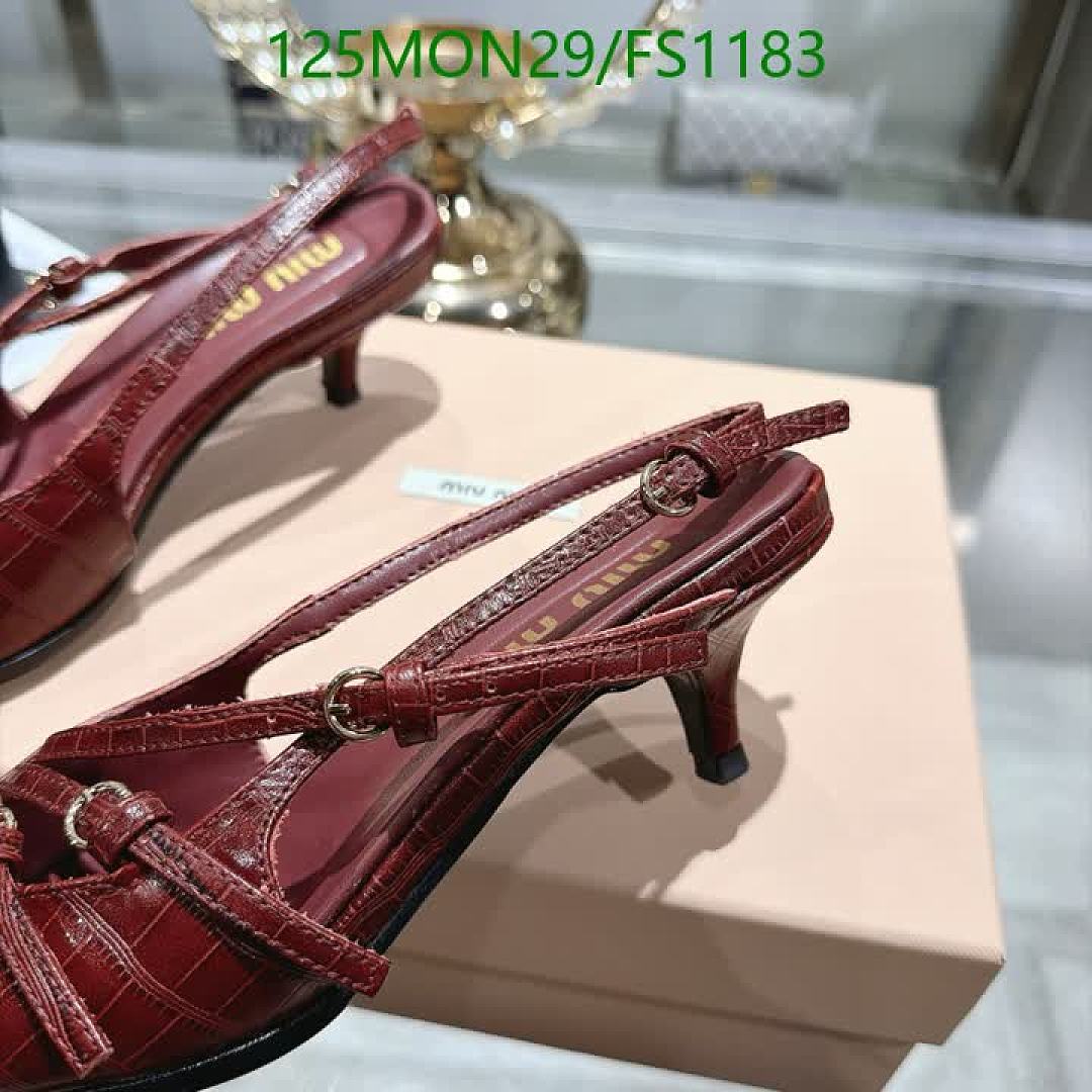 Miu Miu-Women Shoes Code: FS1183 $: 125USD