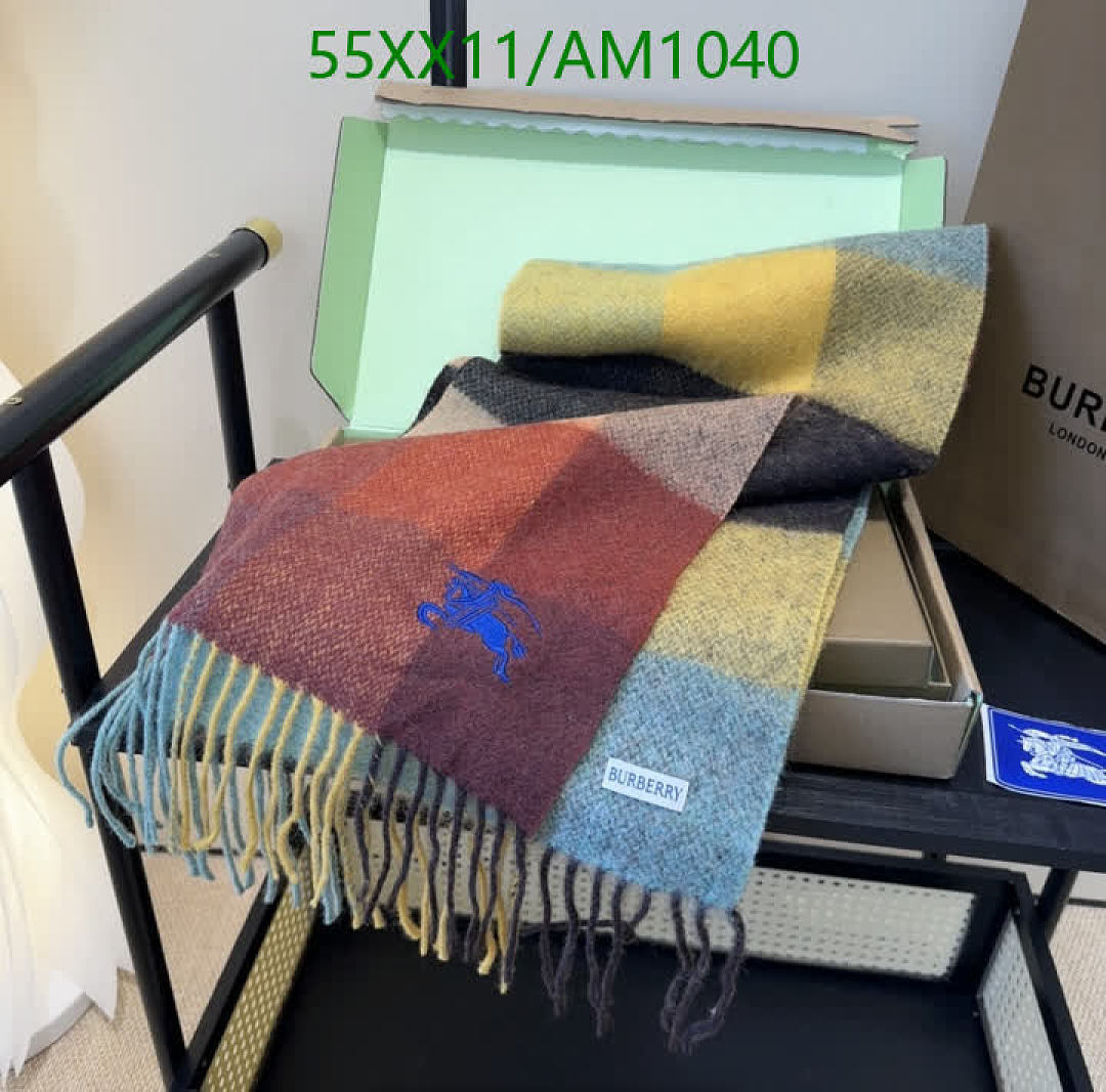 Burberry-Scarves Code: AM1040 $: 55USD