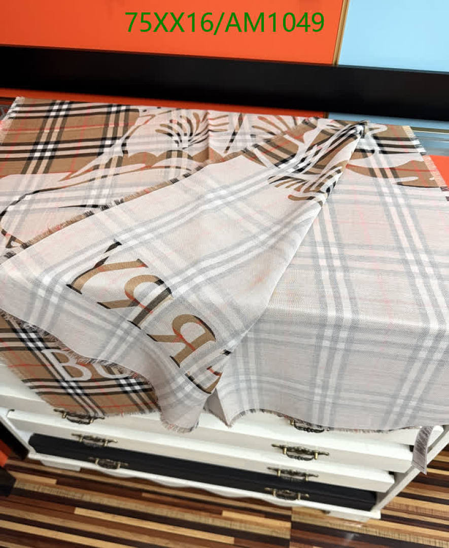 Burberry-Scarves Code: AM1049 $: 75USD