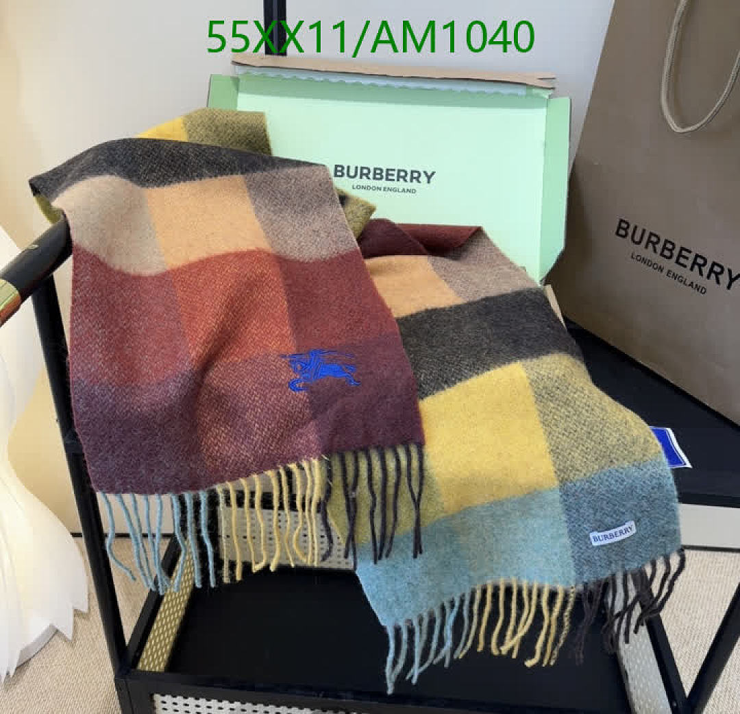 Burberry-Scarves Code: AM1040 $: 55USD