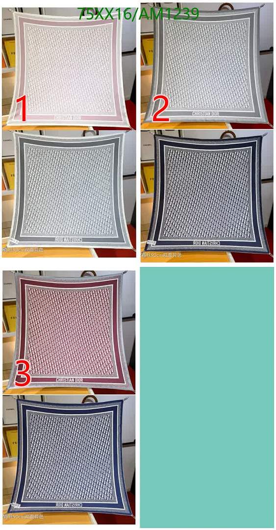 Dior-Scarves Code: AM1239 $: 75USD