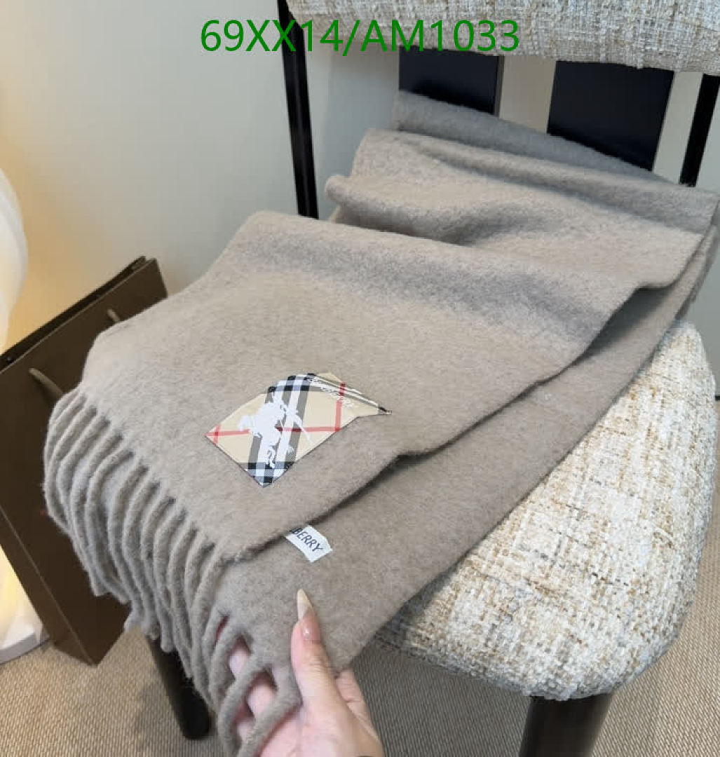 Burberry-Scarves Code: AM1033 $: 69USD