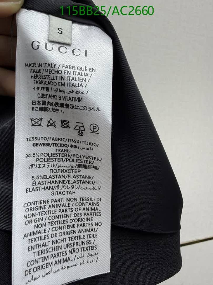 Gucci-Clothing Code: AC2660 $: 115USD