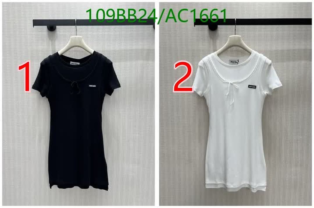 Miu Miu-Clothing Code: AC1661 $: 109USD