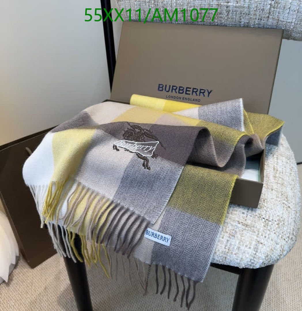 Burberry-Scarves Code: AM1077 $: 55USD