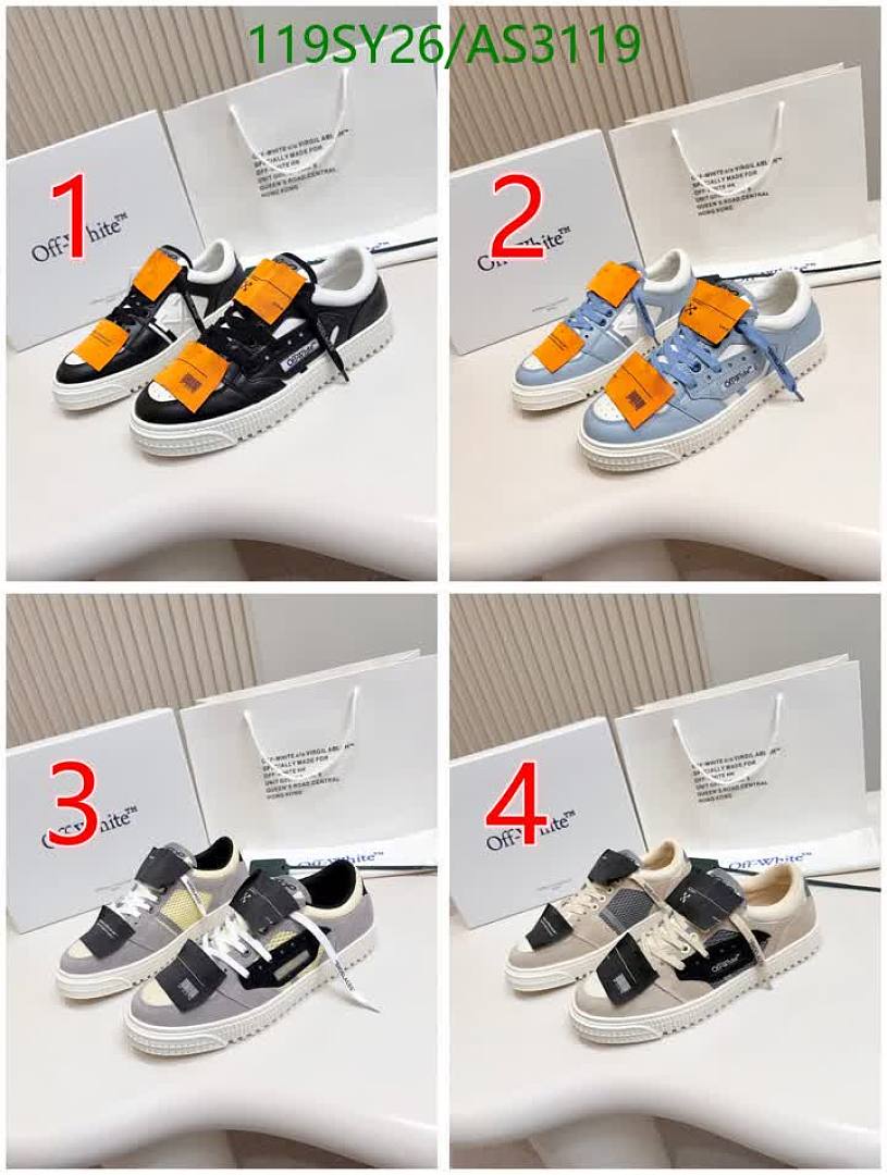 Off White-Men shoes Code: AS3119 $: 119USD