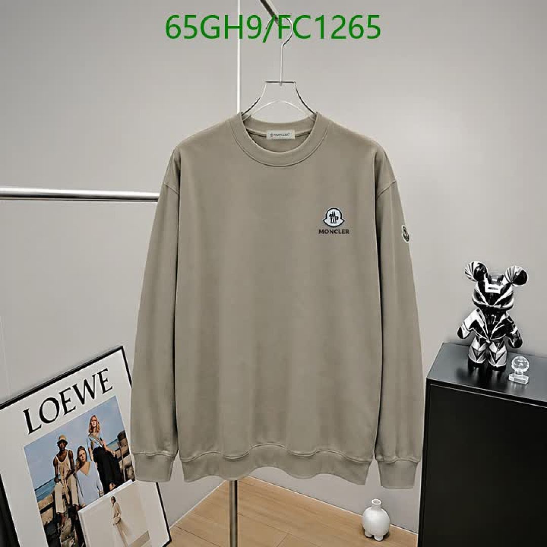Moncler-Clothing Code: FC1265 $: 65USD