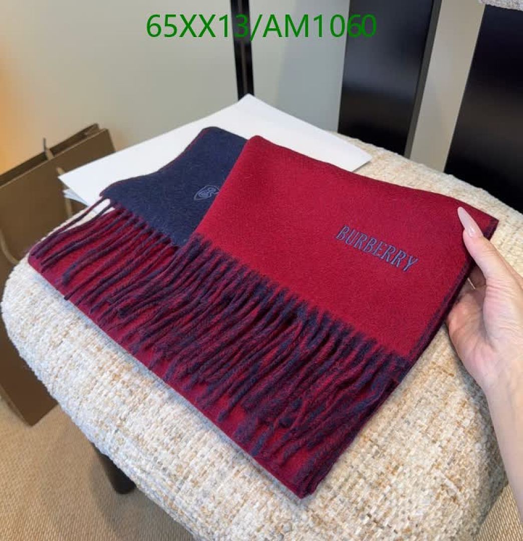 Burberry-Scarves Code: AM1060 $: 65USD