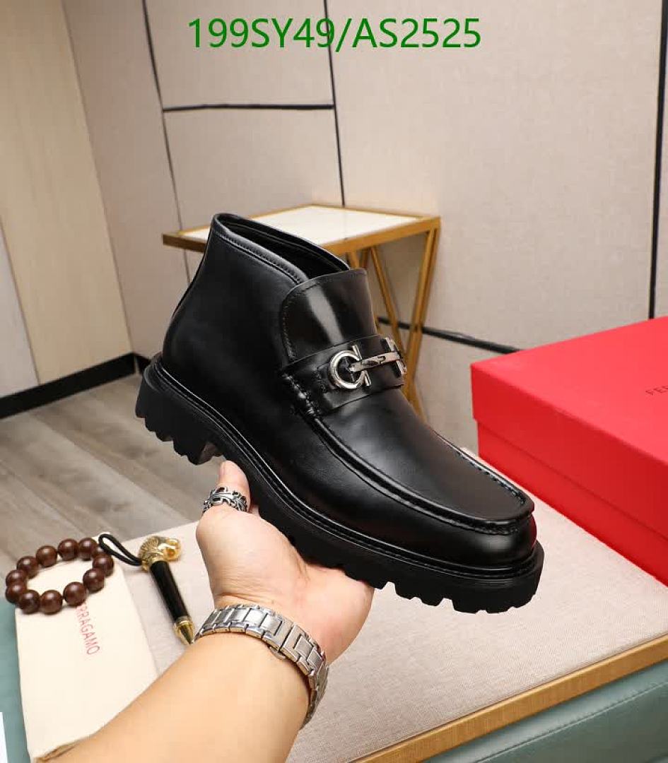 Ferragamo-Men shoes Code: AS2525 $: 199USD