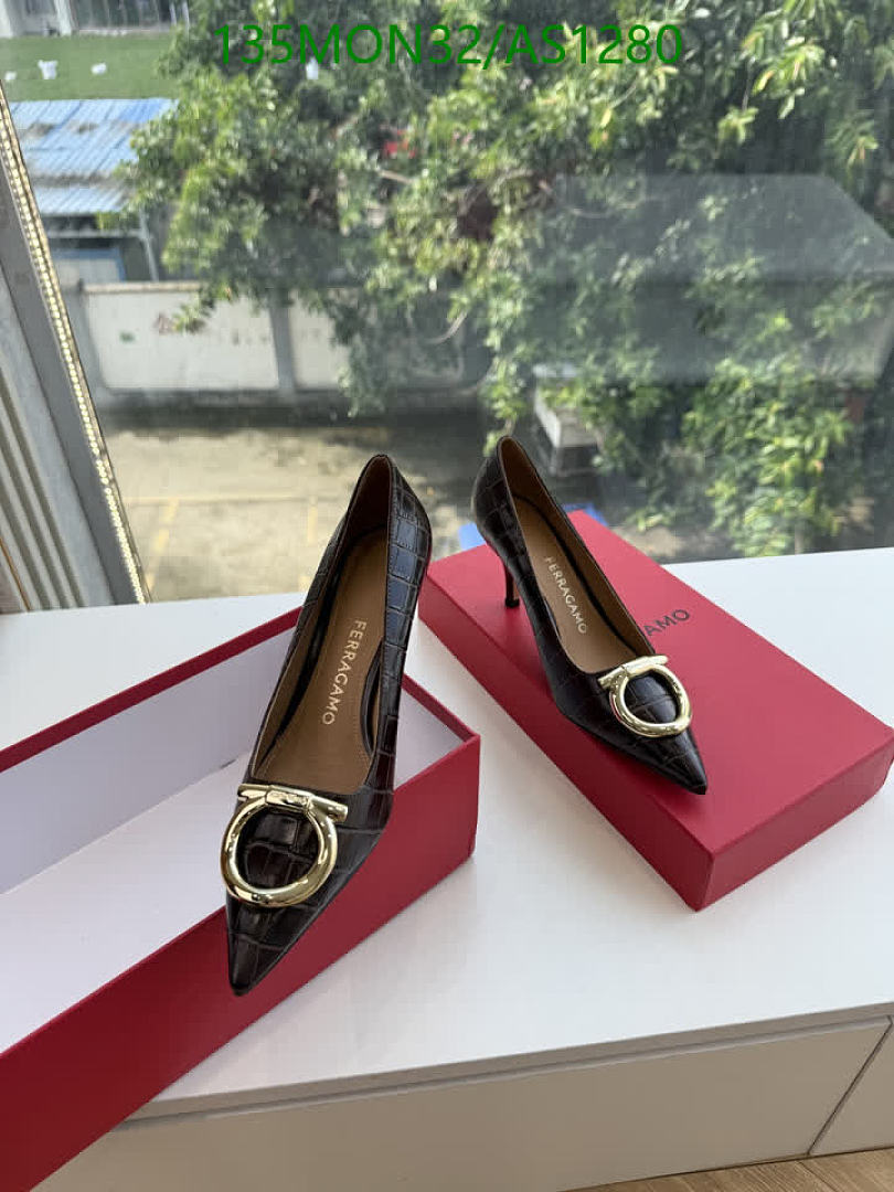Ferragamo-Women Shoes Code: AS1280 $: 135USD