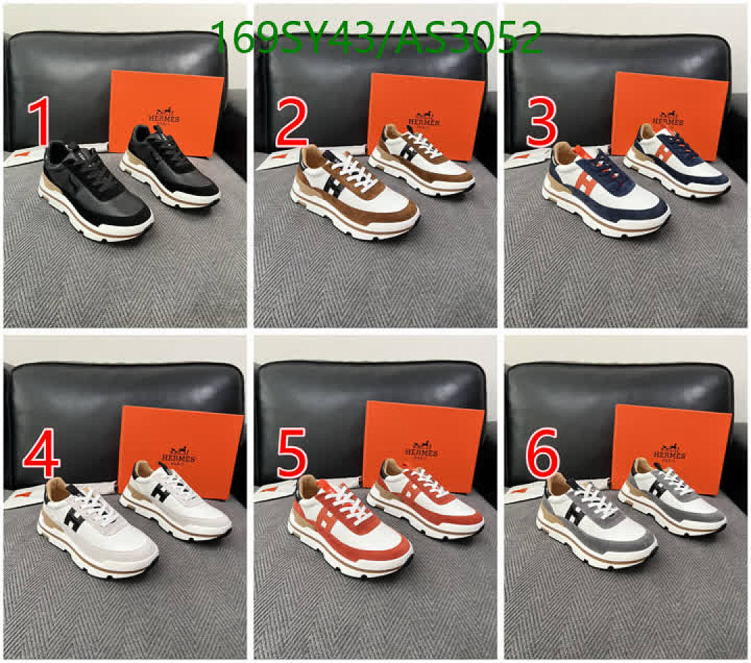 Hermes-Men shoes Code: AS3052 $: 169USD