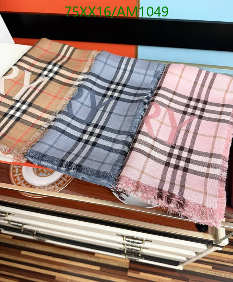 Burberry-Scarves Code: AM1049 $: 75USD