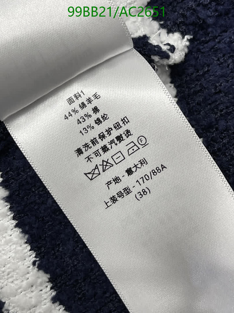 Dior-Clothing Code: AC2651 $: 99USD