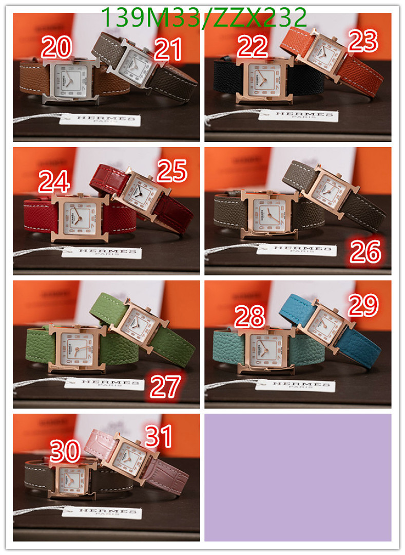 Hermes-Watches4A Quality Code: ZZX232 $: 139USD