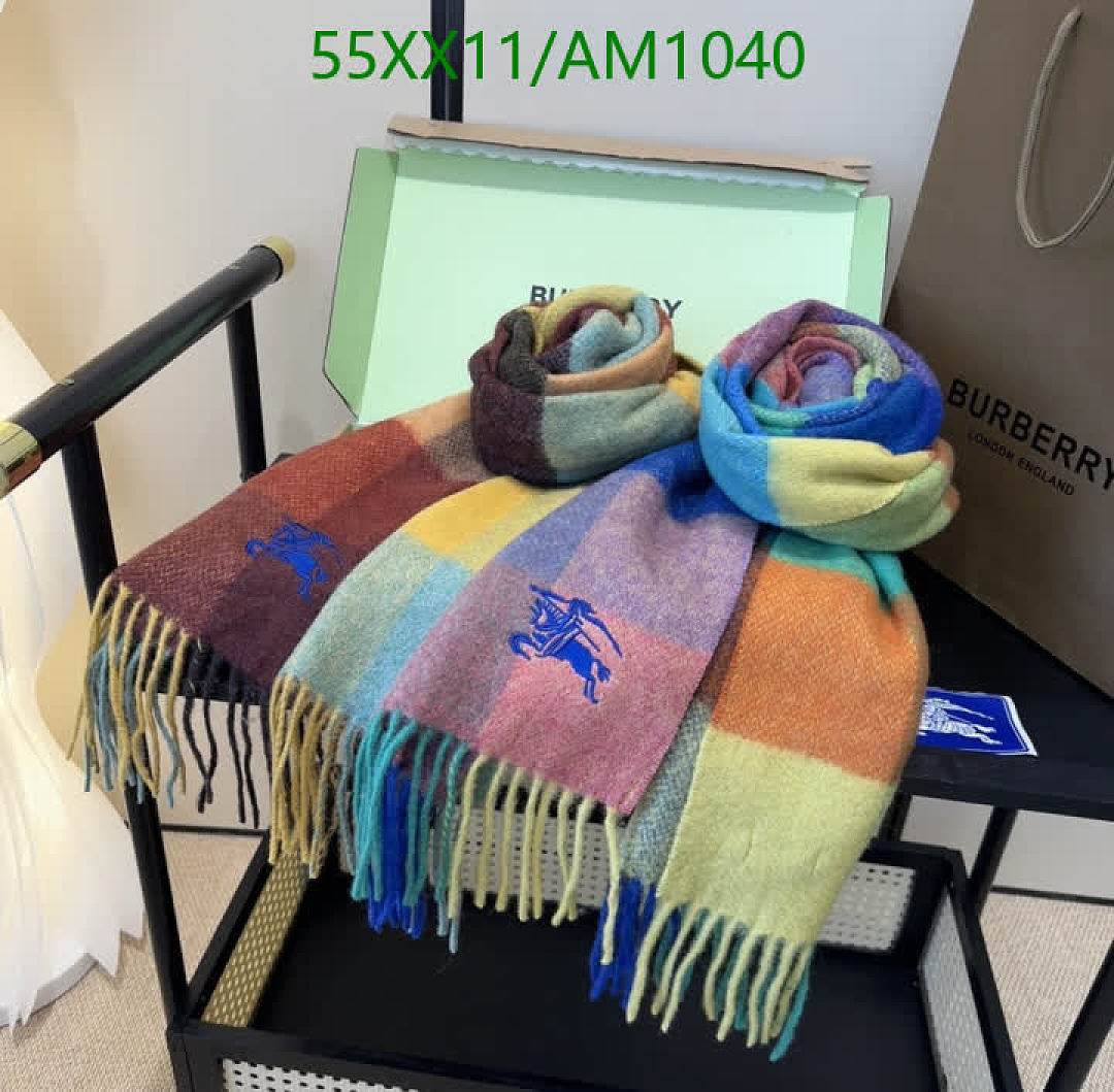 Burberry-Scarves Code: AM1040 $: 55USD