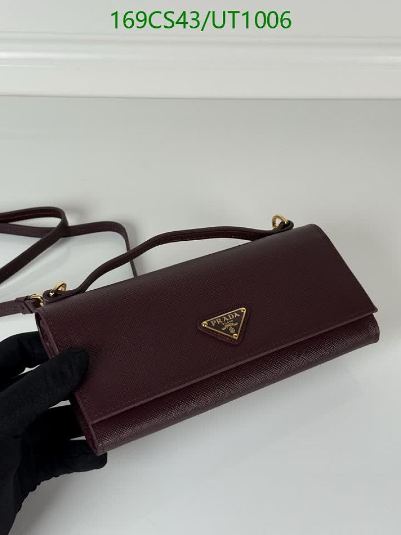 Prada-WalletsMirror Quality Code: UT1006 $: 169USD