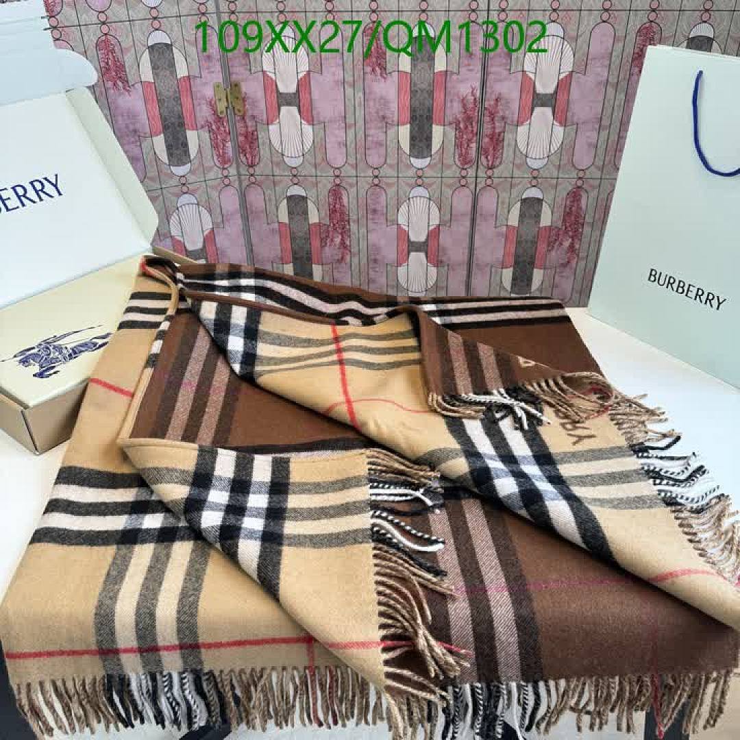 Burberry-Scarves Code: QM1302 $: 109USD