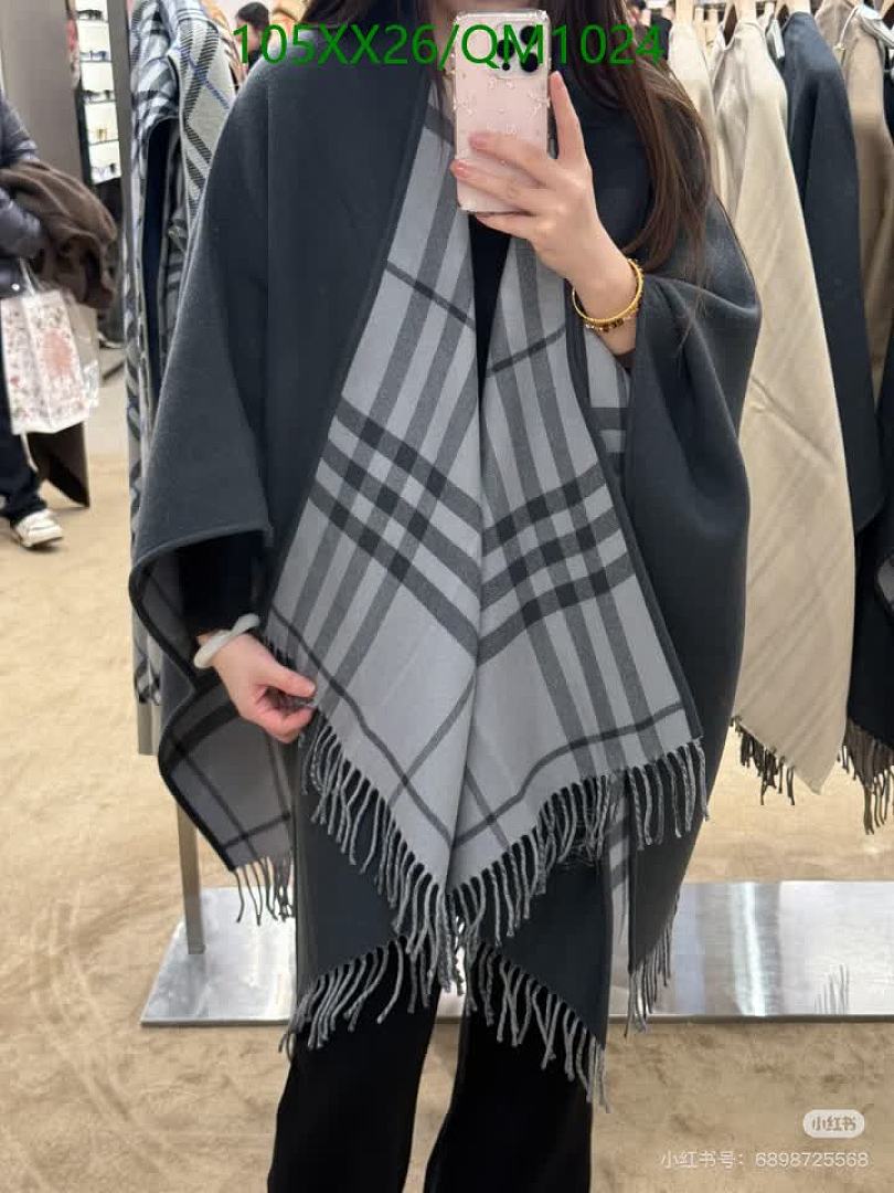 Burberry-Scarves Code: QM1024 $: 105USD