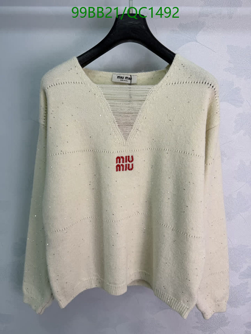 Miu Miu-Clothing Code: QC1492 $: 99USD