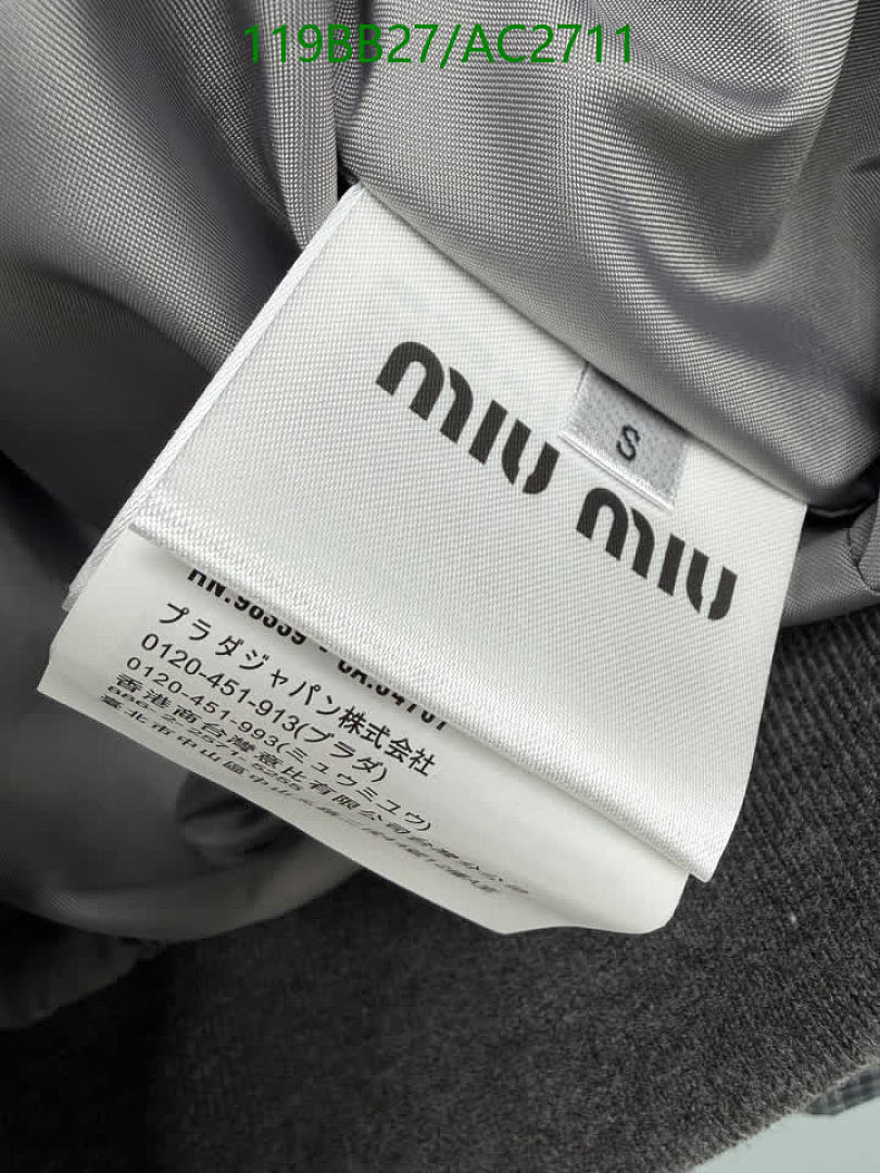 Miu Miu-Clothing Code: AC2711 $: 119USD