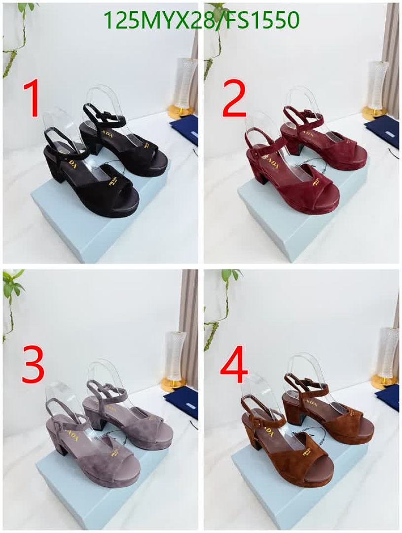 Prada-Women Shoes Code: FS1550 $: 125USD