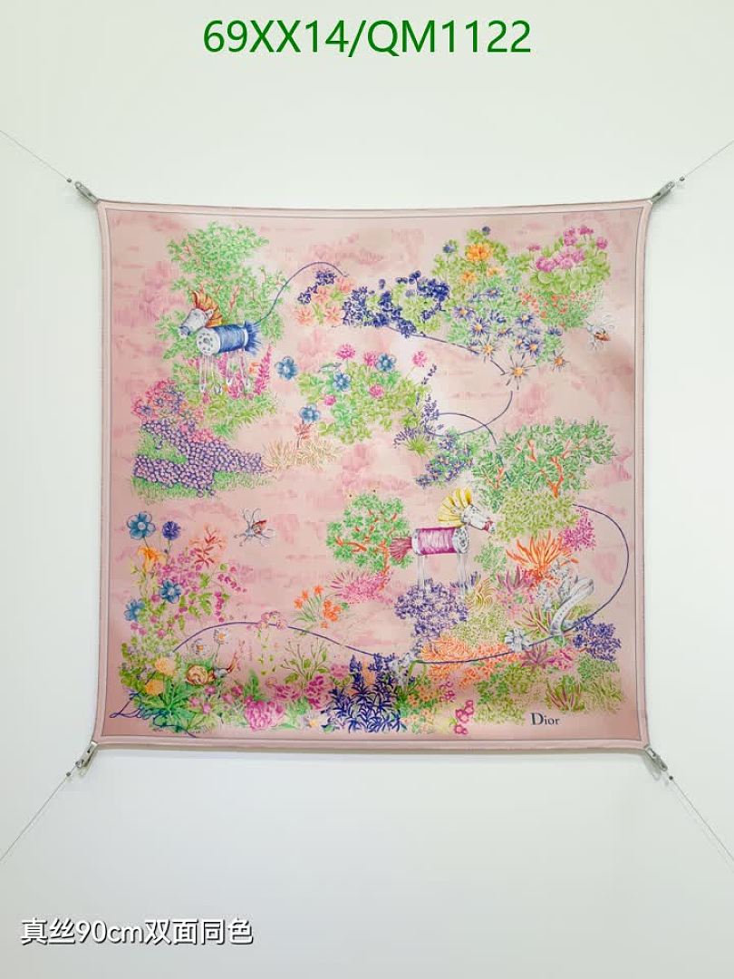 Dior-Scarves Code: QM1122 $: 69USD