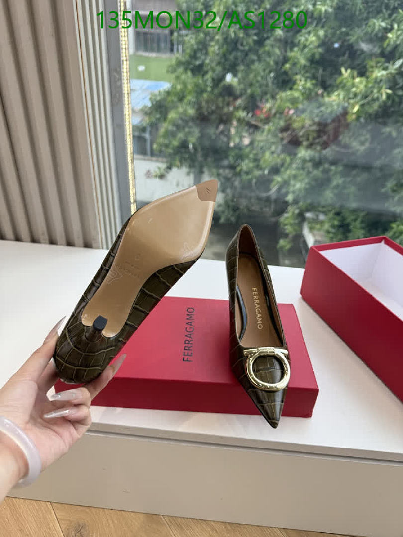 Ferragamo-Women Shoes Code: AS1280 $: 135USD