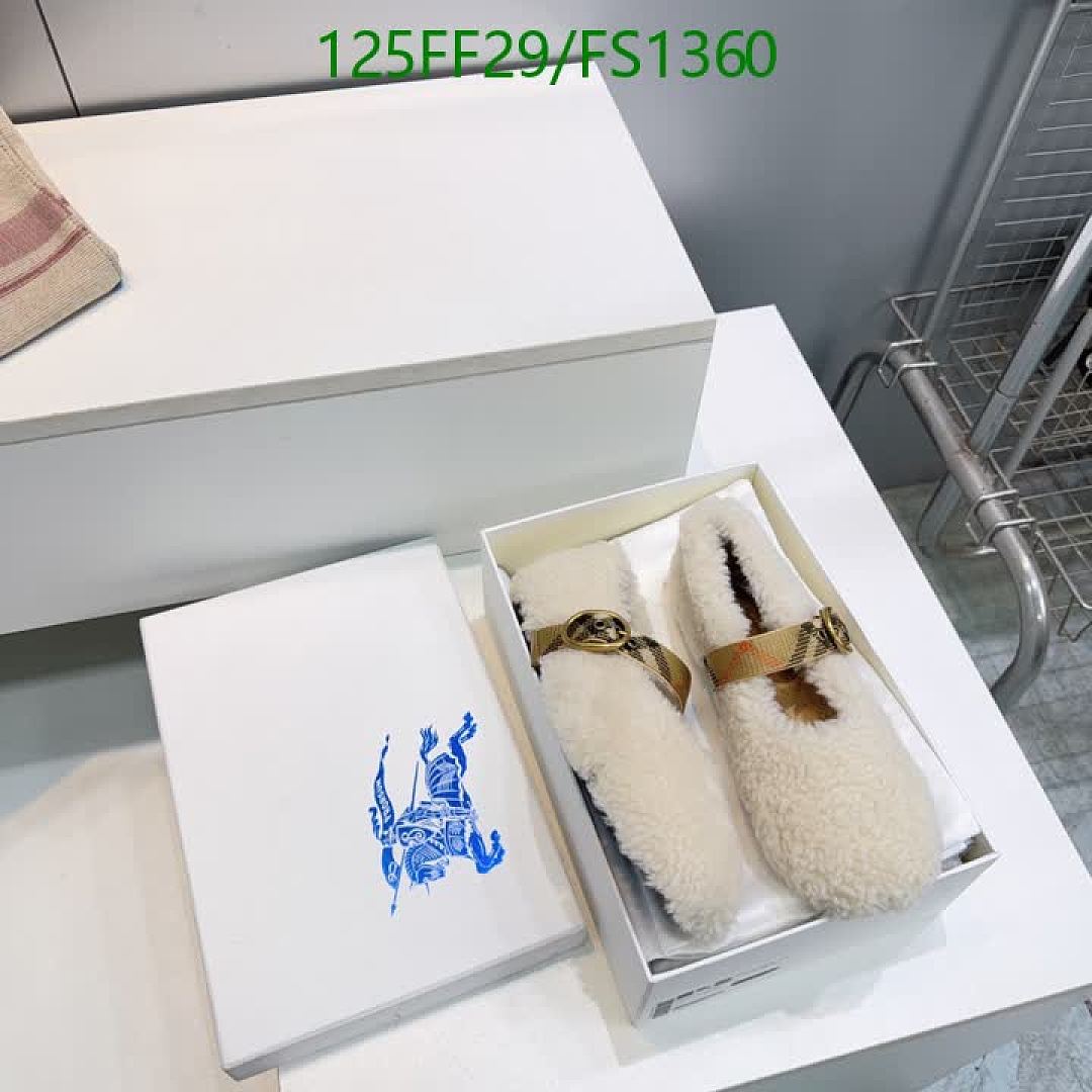 Burberry-Women Shoes Code: FS1360 $: 125USD