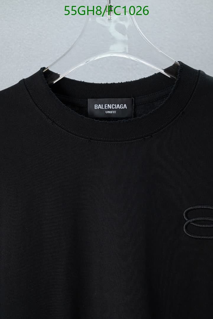 Balenciaga-Clothing Code: FC1026 $: 55USD