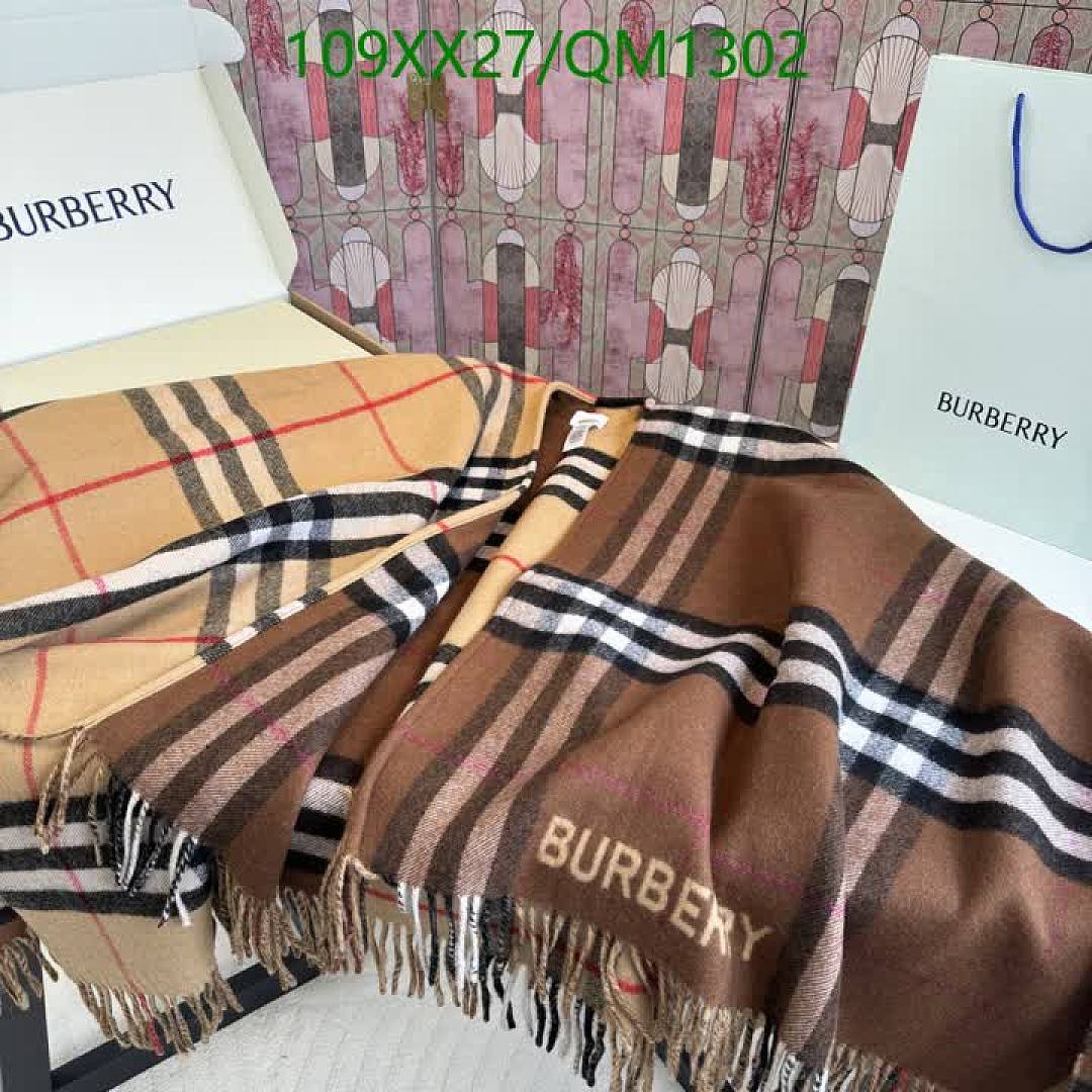 Burberry-Scarves Code: QM1302 $: 109USD