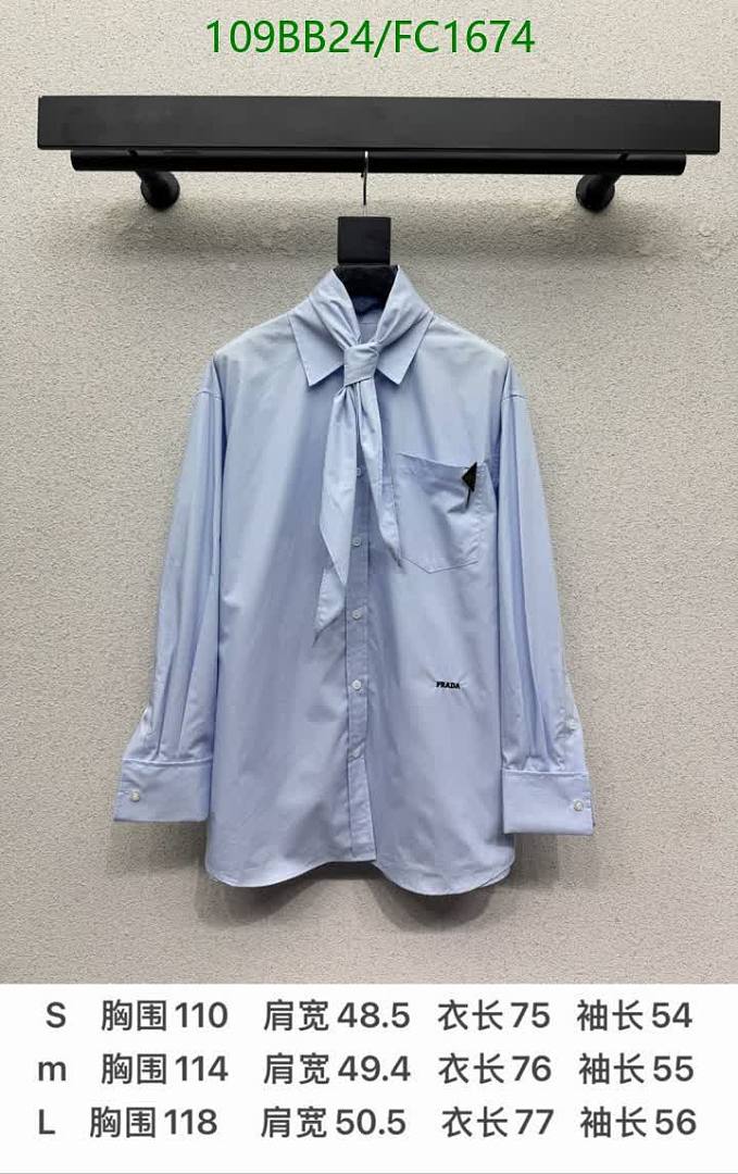 Prada-Clothing Code: FC1674 $: 109USD