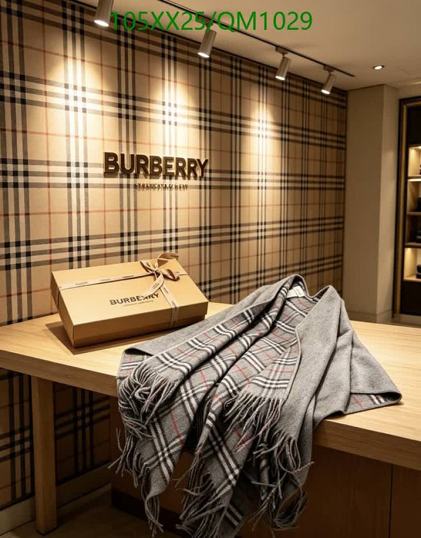 Burberry-Scarves Code: QM1029 $: 105USD