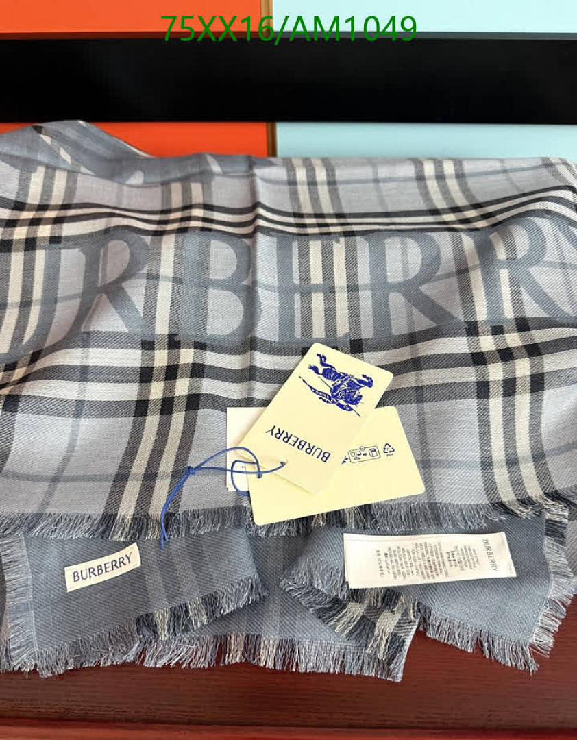 Burberry-Scarves Code: AM1049 $: 75USD