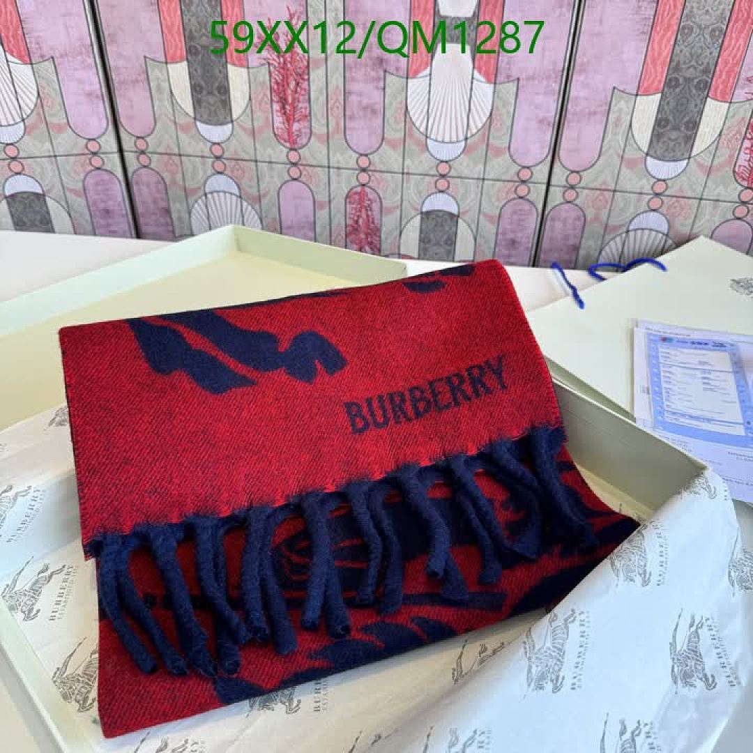 Burberry-Scarves Code: QM1287 $: 59USD