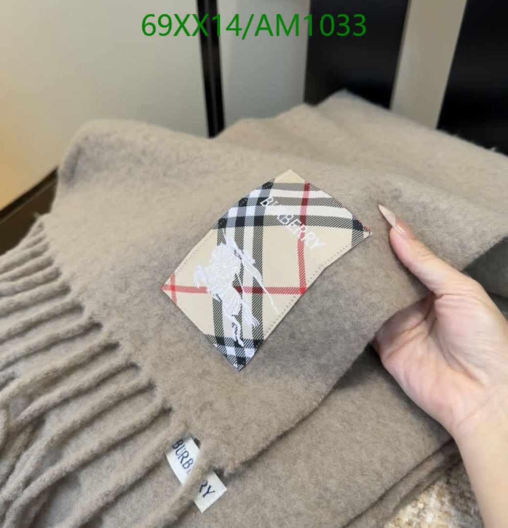 Burberry-Scarves Code: AM1033 $: 69USD