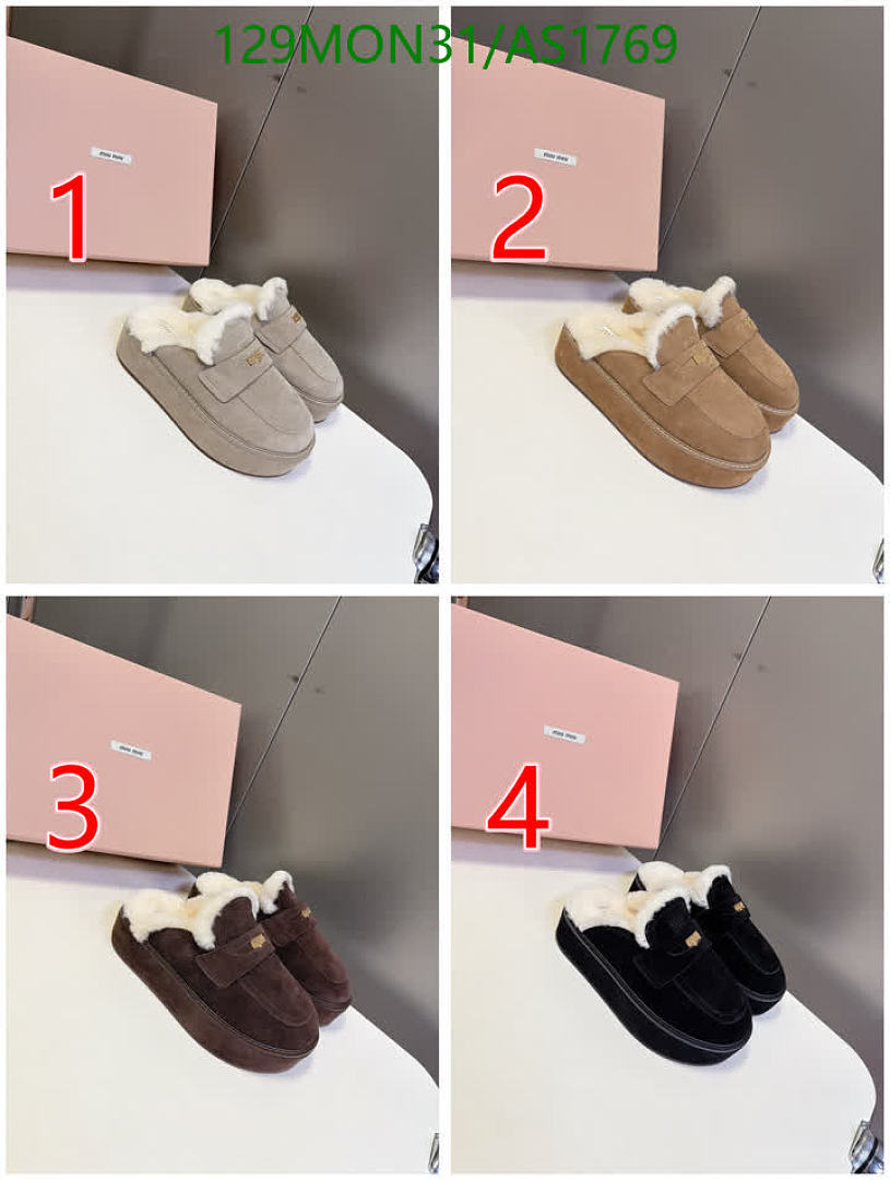 Miu Miu-Women Shoes Code: AS1769 $: 129USD