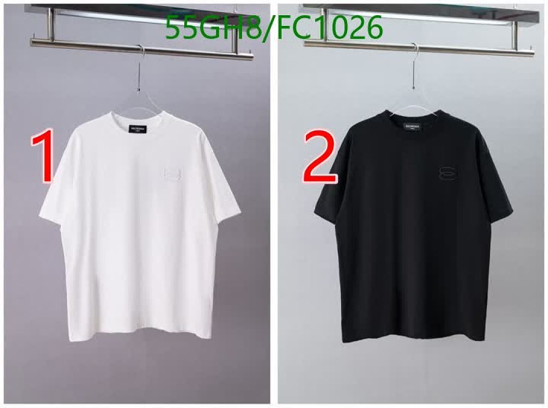 Balenciaga-Clothing Code: FC1026 $: 55USD