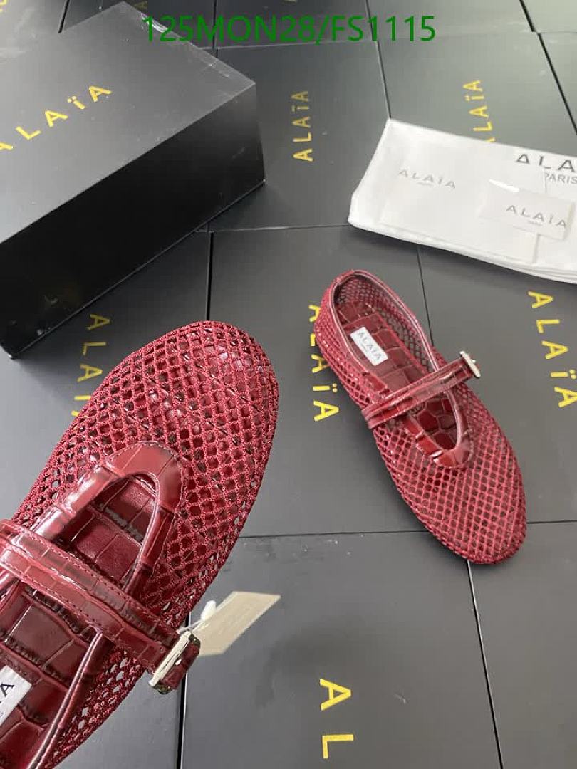 Alaia-Women Shoes Code: FS1115 $: 125USD