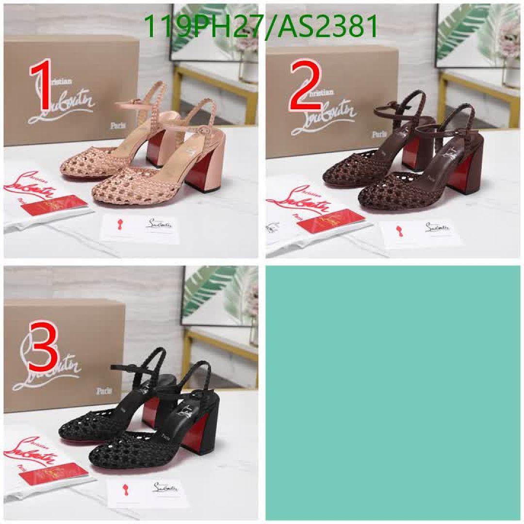 Christian Louboutin-Women Shoes Code: AS2381 $: 119USD