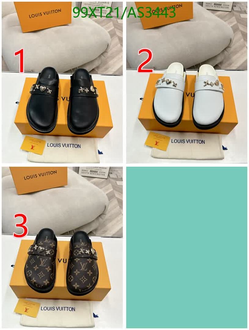 LV-Women Shoes Code: AS3443 $: 99USD
