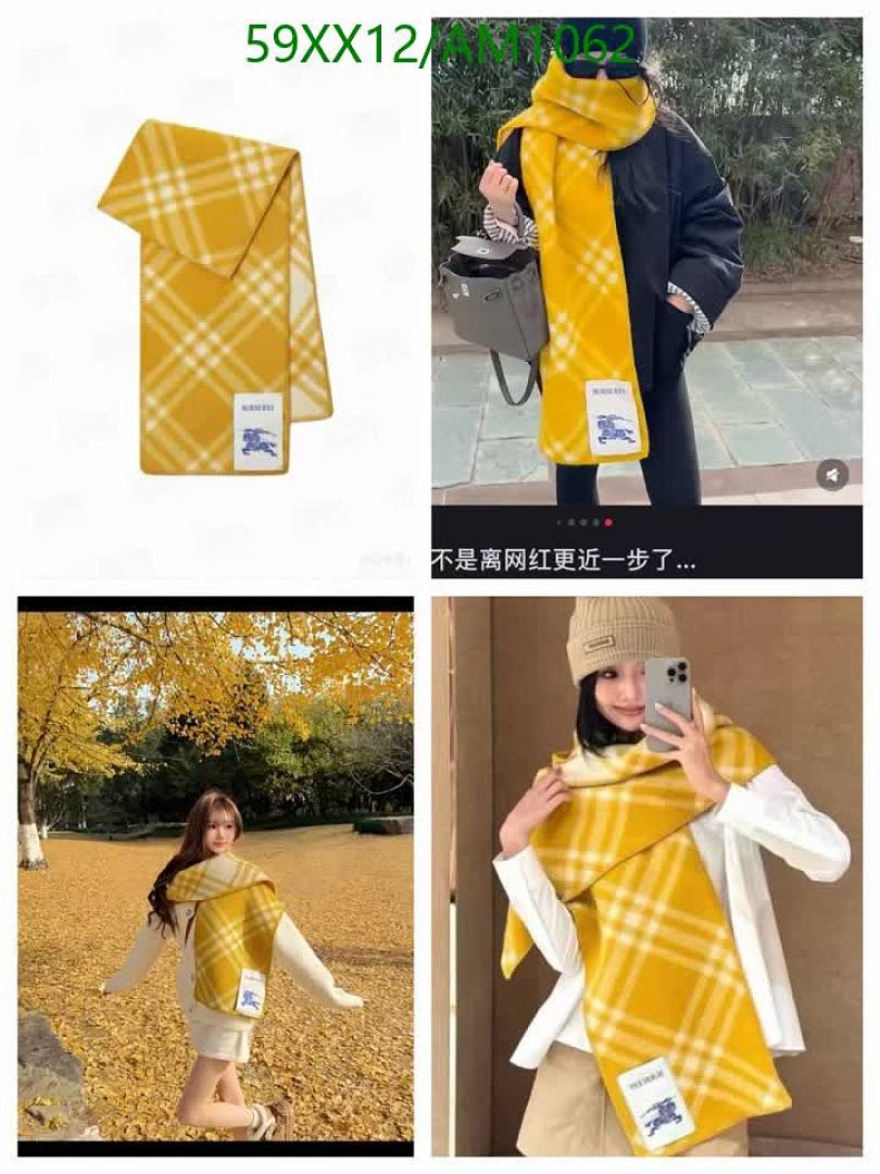 Burberry-Scarves Code: AM1062 $: 59USD
